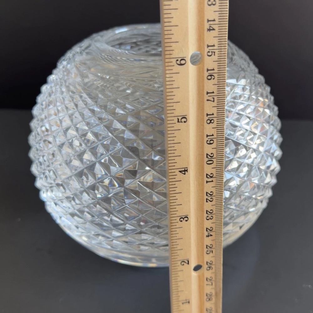 Waterford Crystal Glandore Round Rose Bowl Cut No Band Round 5 3/8” Excellent - Picture 5 of 6